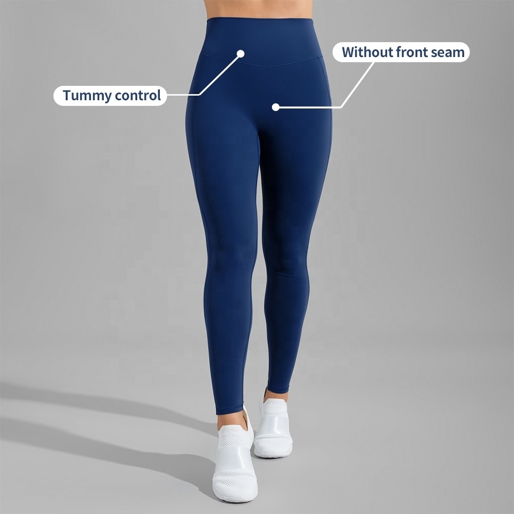 MIQI Customize Gym Leggings Butt Lifting High Waist Workout Yoga Pants Sports Fitness Women Yoga Leggings With Pocket