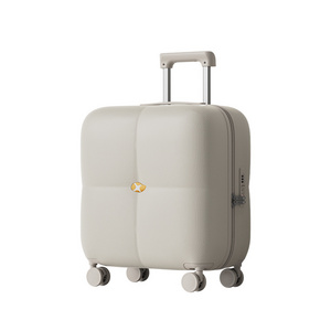 MGOB 2023 Wholesale Fashion Suitcase White Trolley Luggage Hand Carry on Luggage Suitcase with spinner