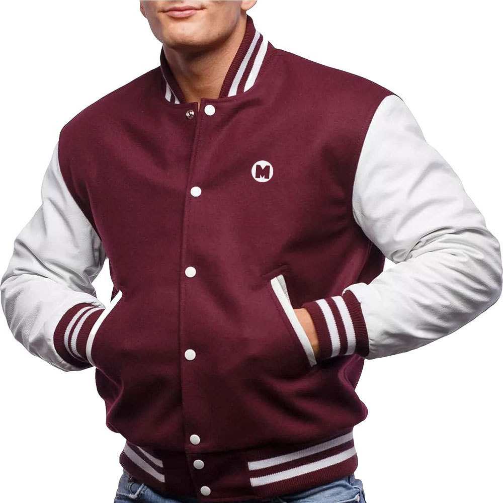 Jackets For Men Varsity Jacket Outdoor Embroidery Street Wear Clothing Wholesale Hip Hop Long Sleeve Lettermen Jacket