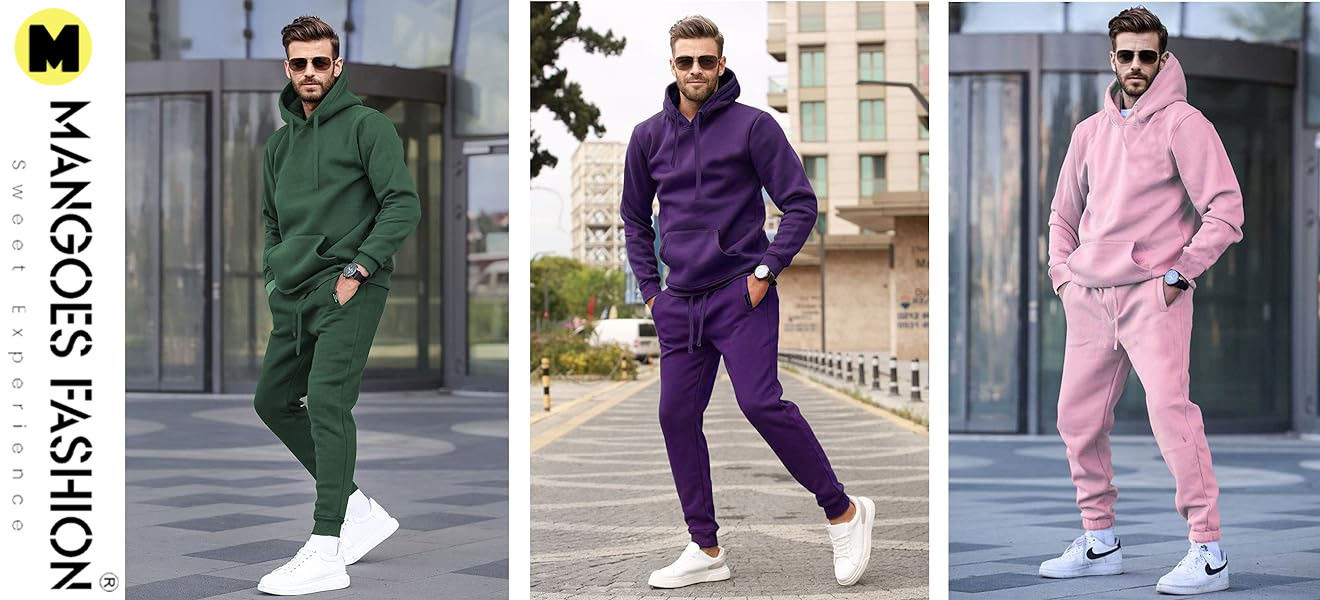 Men's cotton sweat suits sale