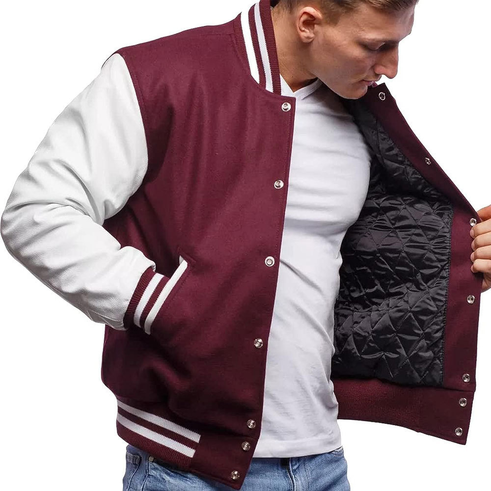 Jackets For Men Varsity Jacket Outdoor Embroidery Street Wear Clothing Wholesale Hip Hop Long Sleeve Lettermen Jacket