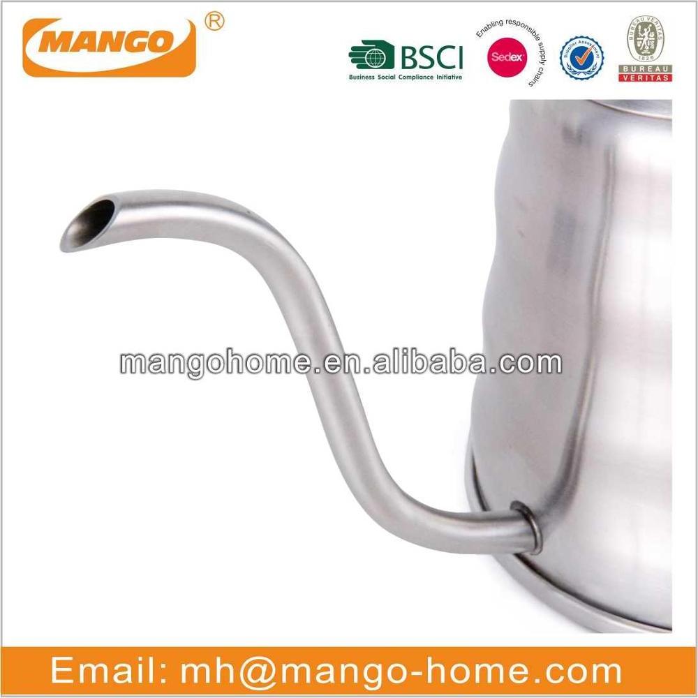 Stainless Steel Coffee Pour Over Kettle Cloud Shape Retro Coffee Pot Long Mouth Drip Gooseneck Kettle Coffee Pot