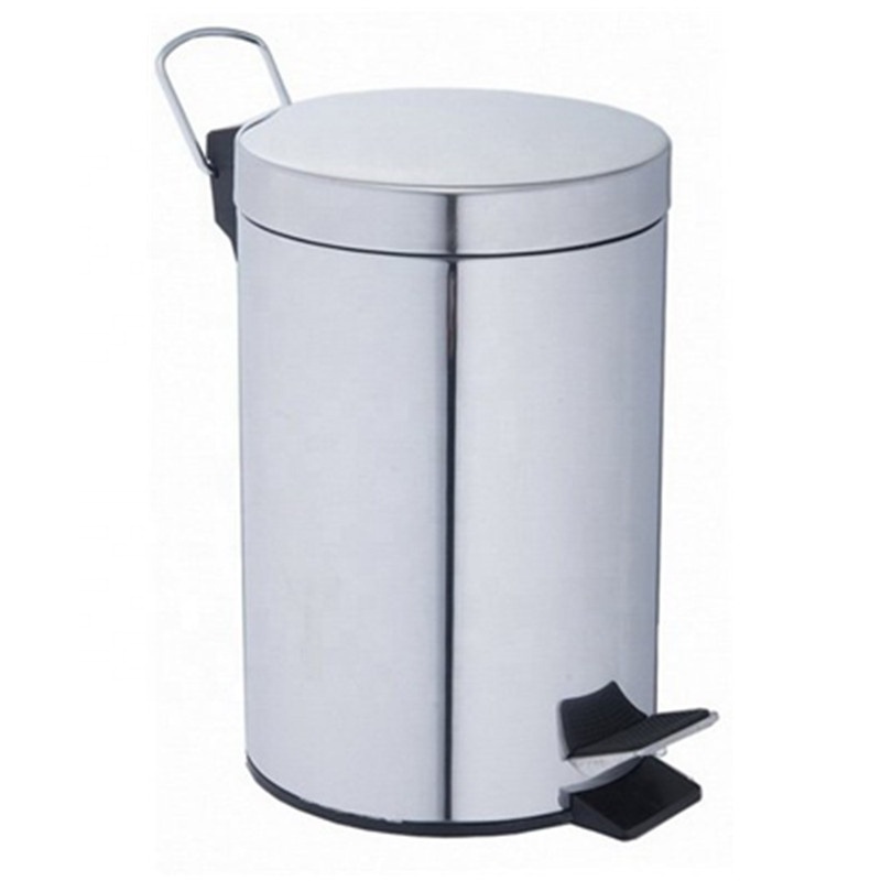 Wholesale Basic Household Stainless Steel Dust Bin Recycle Bin Rubbish Waste Bin 3L/5L/7L/12L/20L/30L/40L