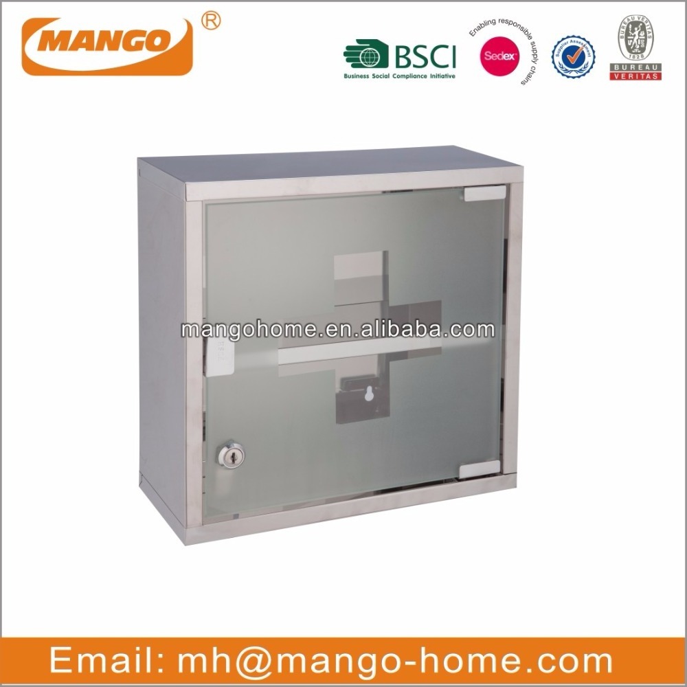 Wall Mounted Stainless Steel Pharmacy Medicine Cabinet