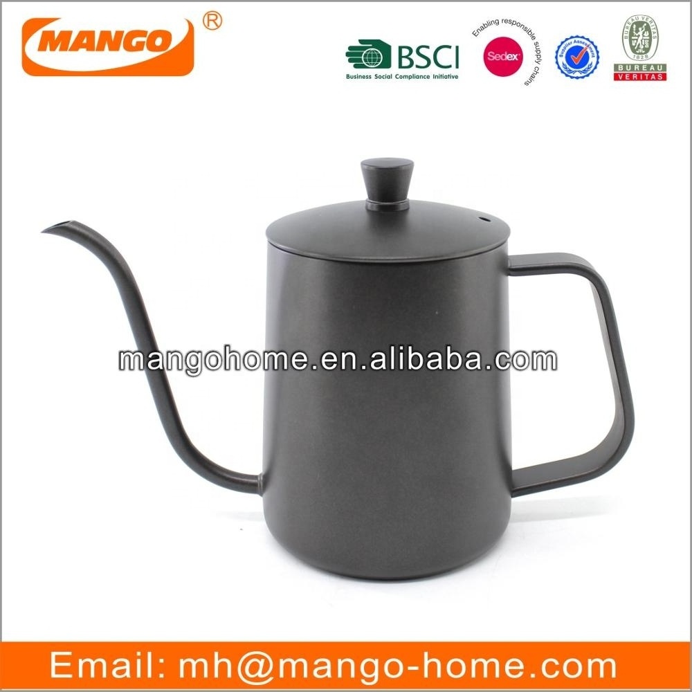 304 Stainless Steel Hand Drip Coffee Pouring Kettle Fine Stainless Pour Over Gooseneck Tea Pot