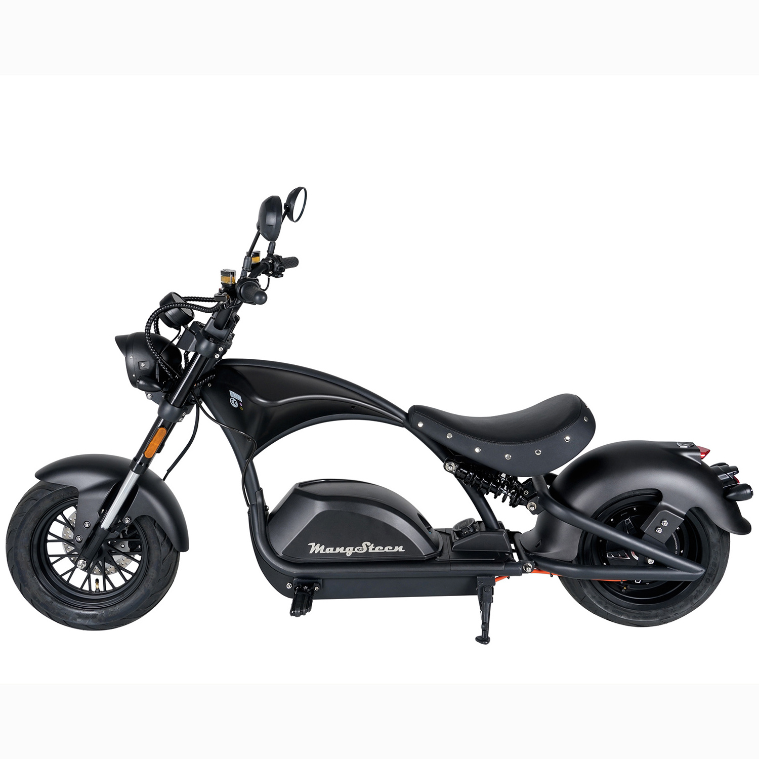 EU Warehouse EEC COC Mangosteen M1PS Knight 72V 4000W 40Ah Fat Tire Electric Scooter E-chopper Citycoco