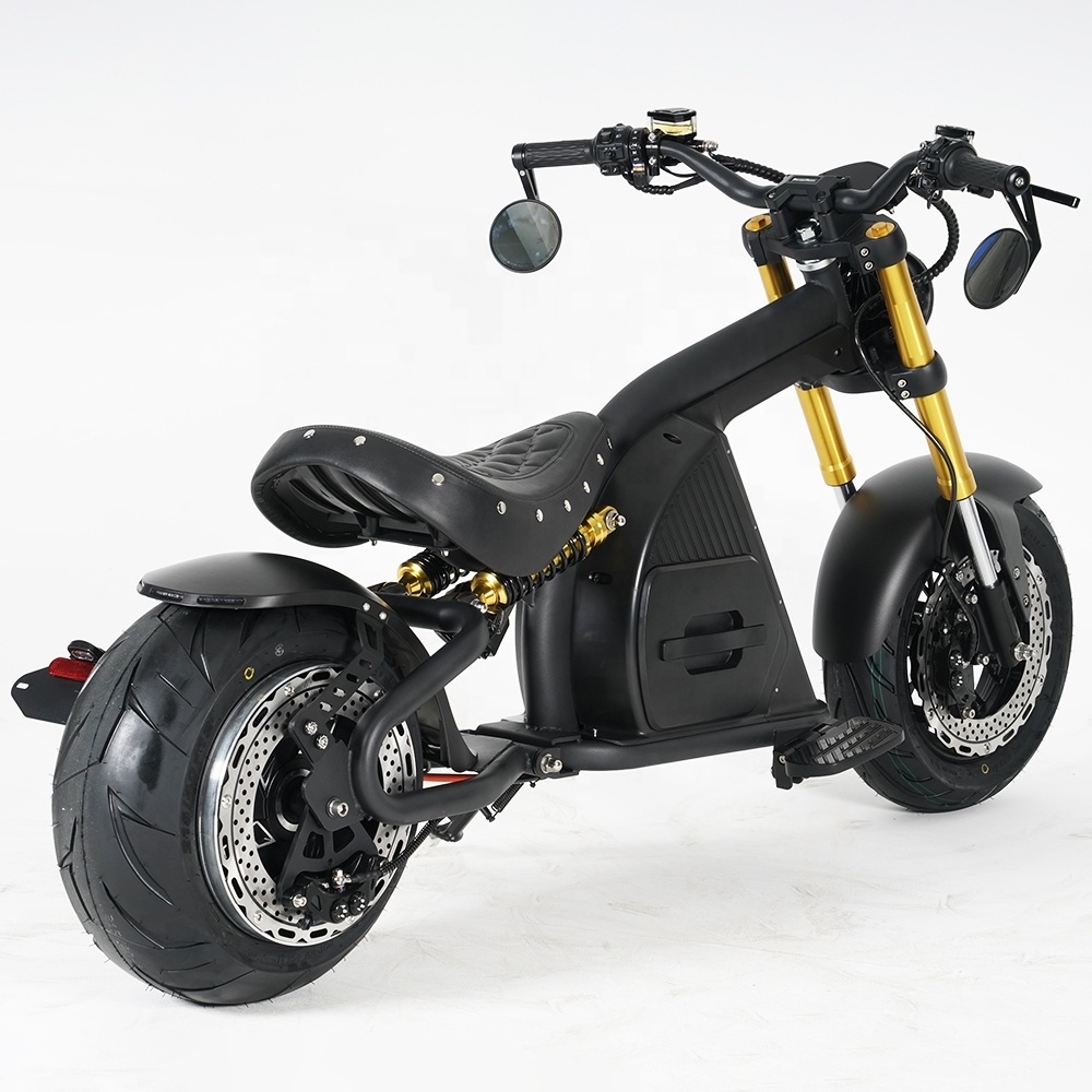 Mangosteen M8Super EEC 72V 4000W Electric Motorcycles Fat Tire Electric Scooters Elektrikli Motor Citycoco Chopper