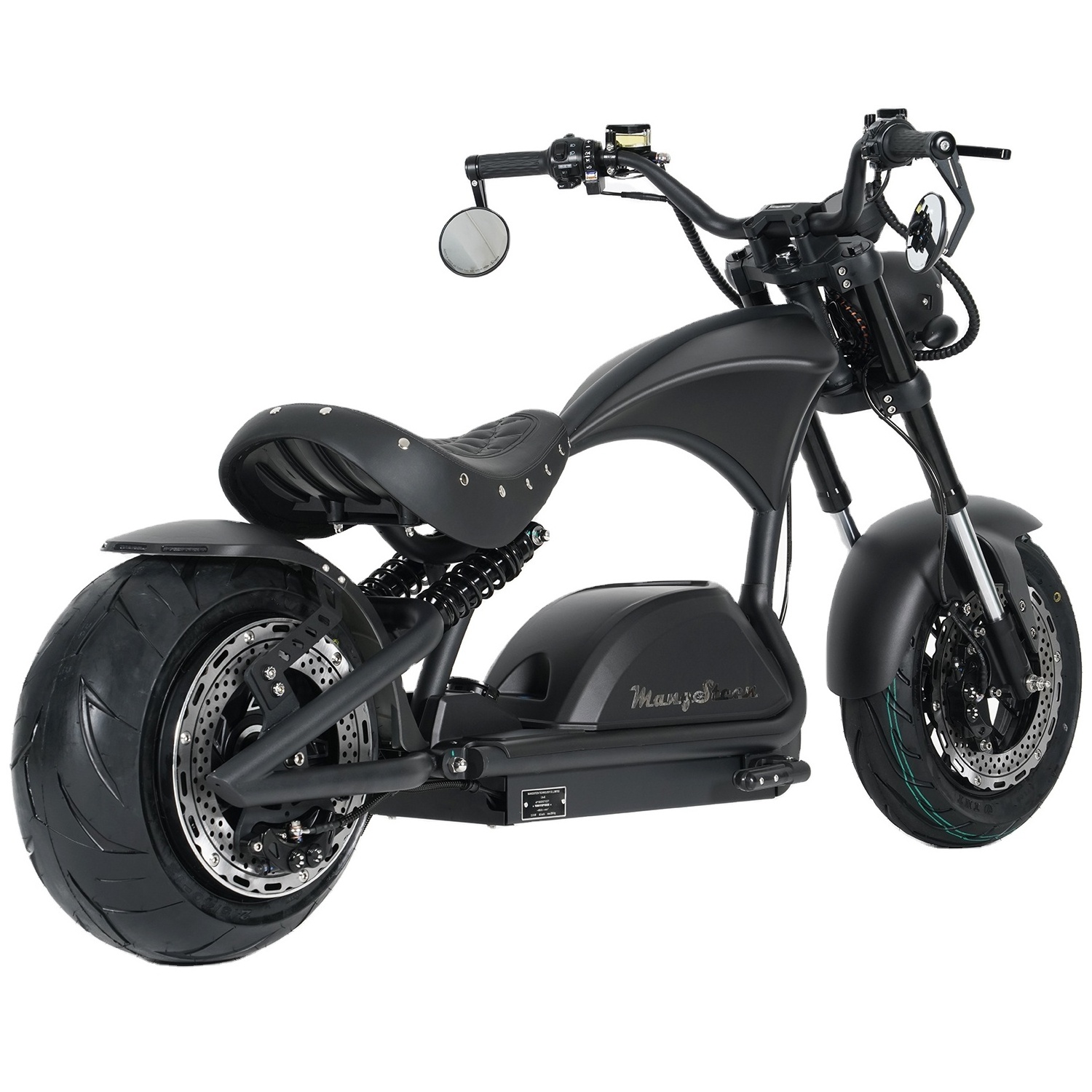 Mangosteen M1PS Knight EEC 4000W 72V 40Ah Removable Lithium Battery Electric Motor Bike Scooters Electric Chopper Citycoco