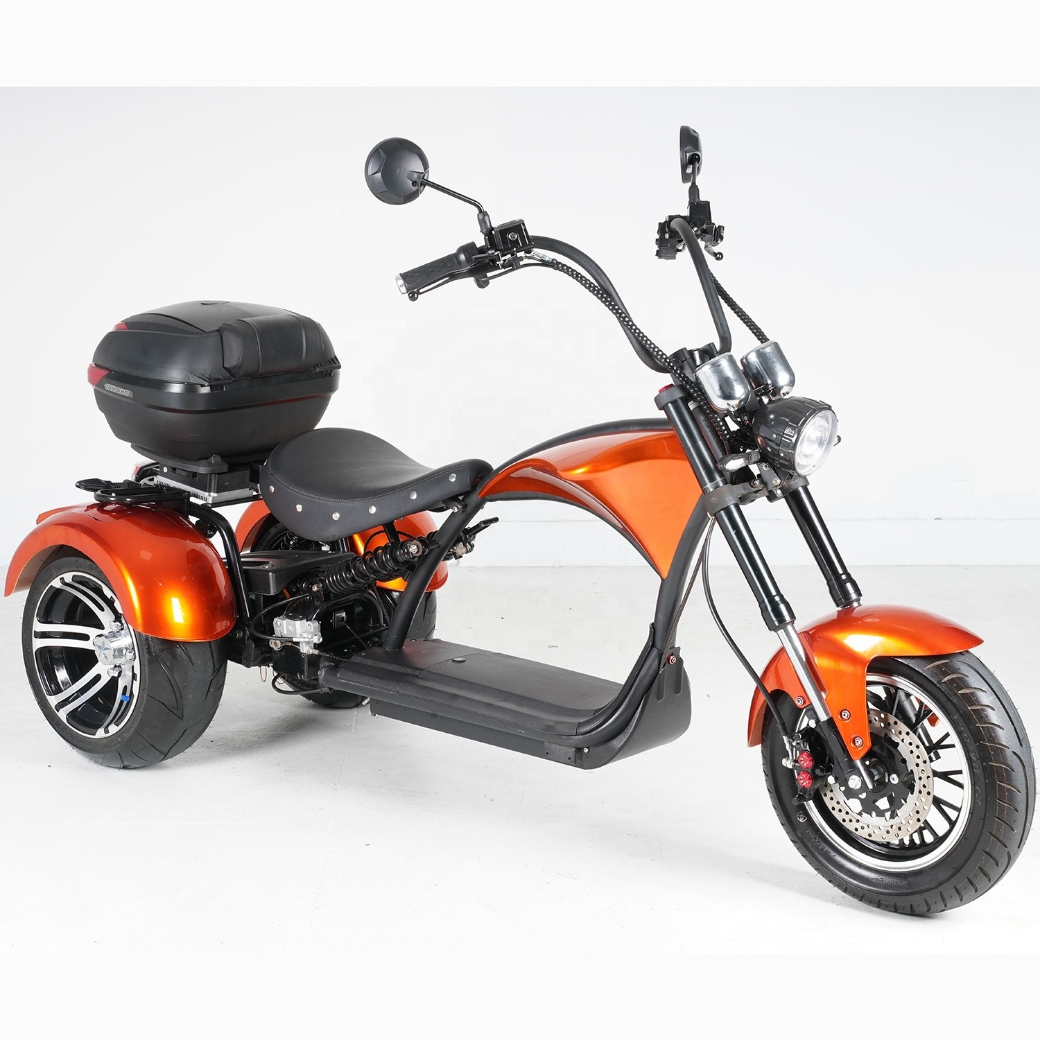 Mangosteen 3 Wheel M1P EEC COC 2000W Electric Scooter Motorcycle 3 Wheels Tricycle Electric Citycoco Chopper