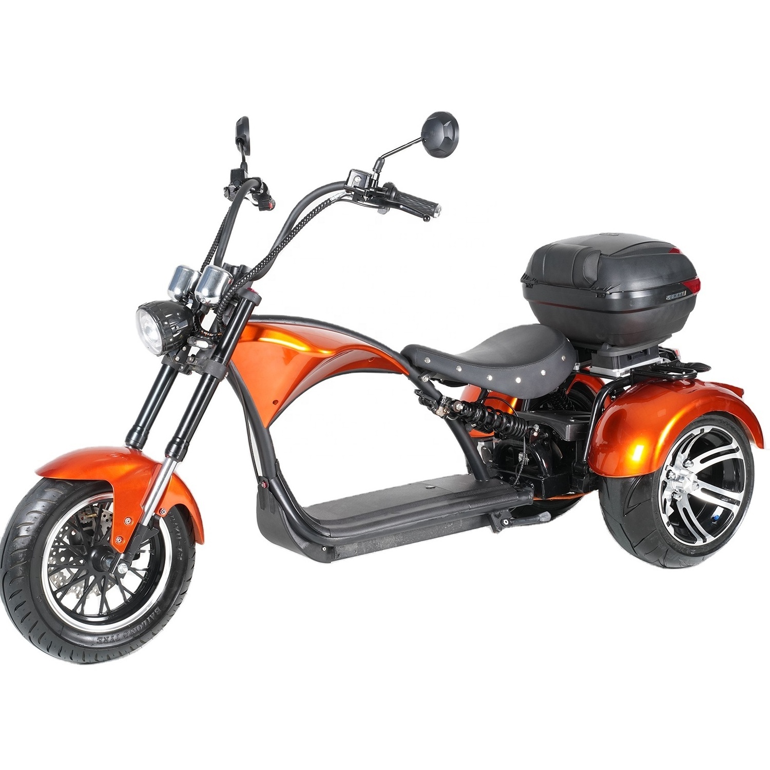 Mangosteen 3 Wheel M1P EEC COC 2000W Electric Scooter Motorcycle 3 Wheels Tricycle Electric Citycoco Chopper