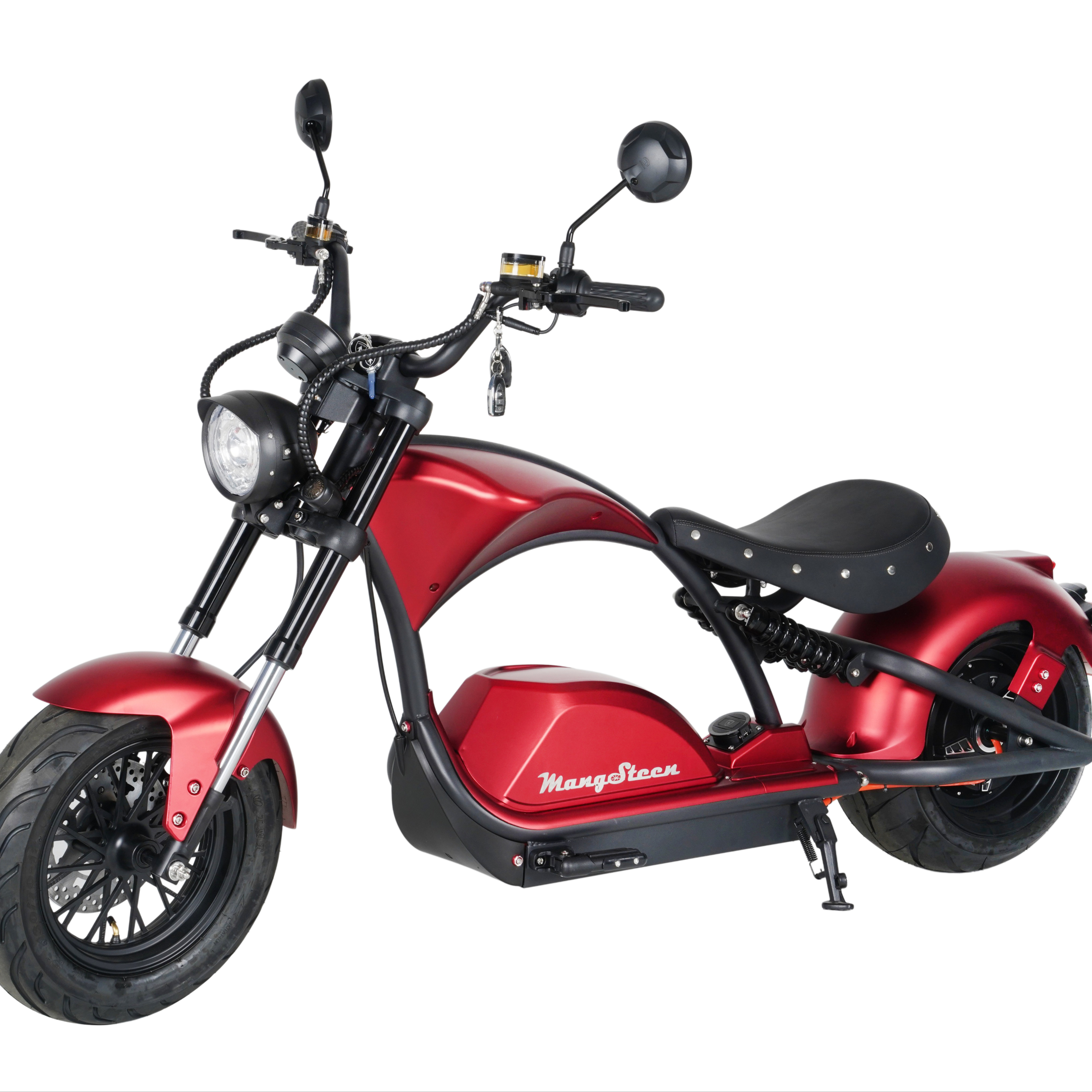 EU Warehouse EEC COC Mangosteen M1PS Knight 72V 4000W 40Ah Fat Tire Electric Scooter E-chopper Citycoco