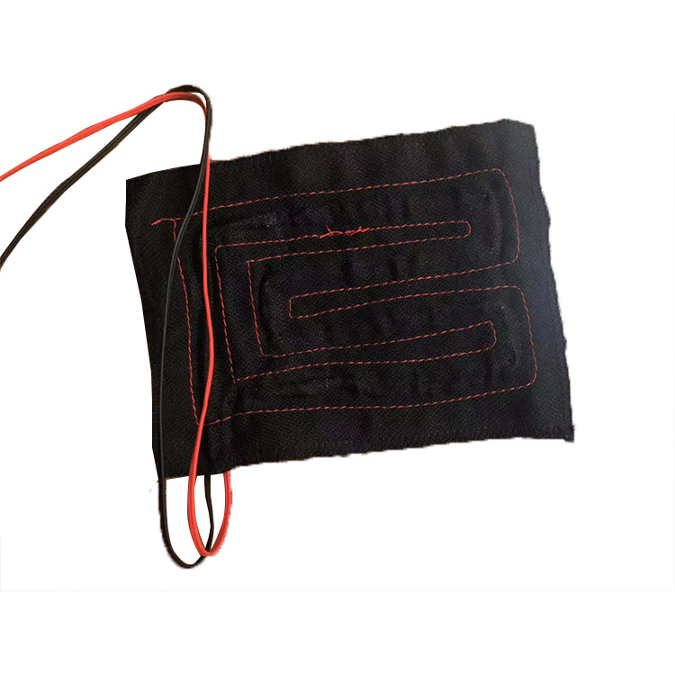 5V USB carbon fiber panel thermal battery powered electric heating pad