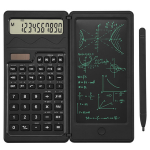 Portable Foldable digital desk eletronic Scientific calculator with lcd writing tablet for school College