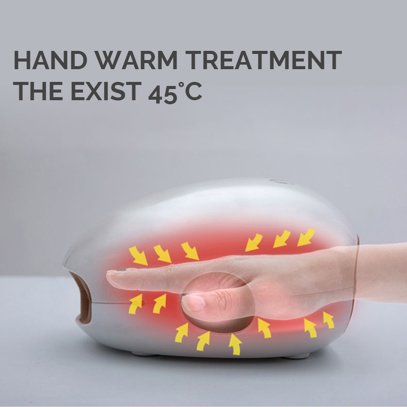 Multi-functional Vibrating Electric Heating Infrared Therapy Battery Operated Handheld Cordless Hand Massager