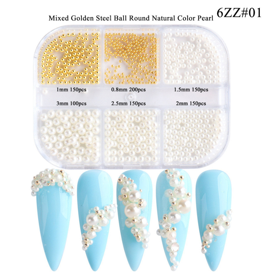 Flatback Loose White Glue On Resin Beads DIY Jewelry Making Nails Art Crafts Mix Sizes Half Round Pearls