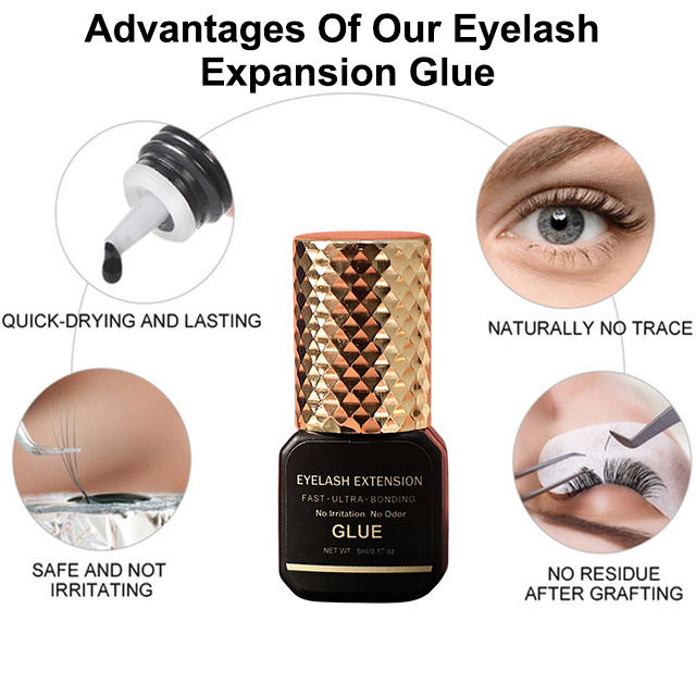 MANJESEN Lovely Glue Lash Permanent Eyelash Extension Glue 2 Seconds False Eyelash Extension Glue