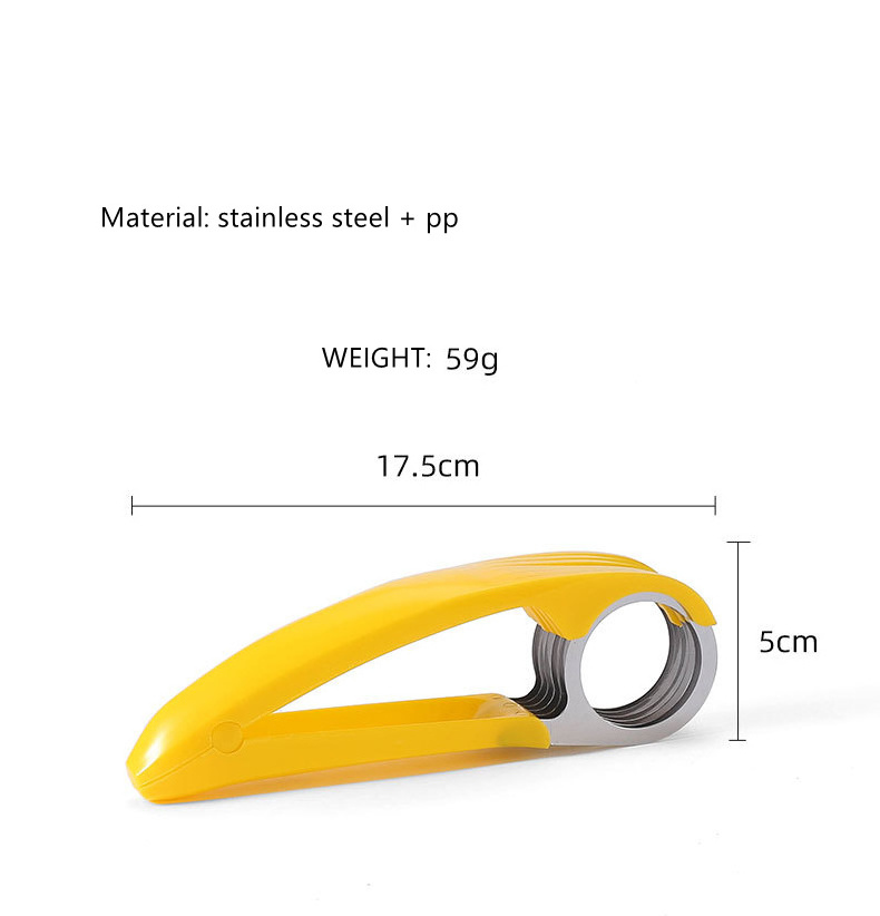 Manjia Manual Practical Fruit Cucumber Cutter Banana Slicer For Chips Ham Sausage Cutter