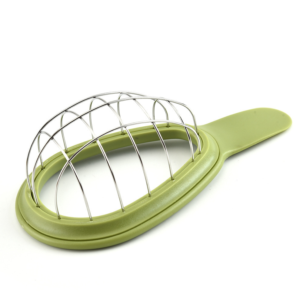 Manjia Stainless Steel Avocado Slicer and Dicing Tool Avocado Slicer Cut Fruit Salad Kitchen Gadgets