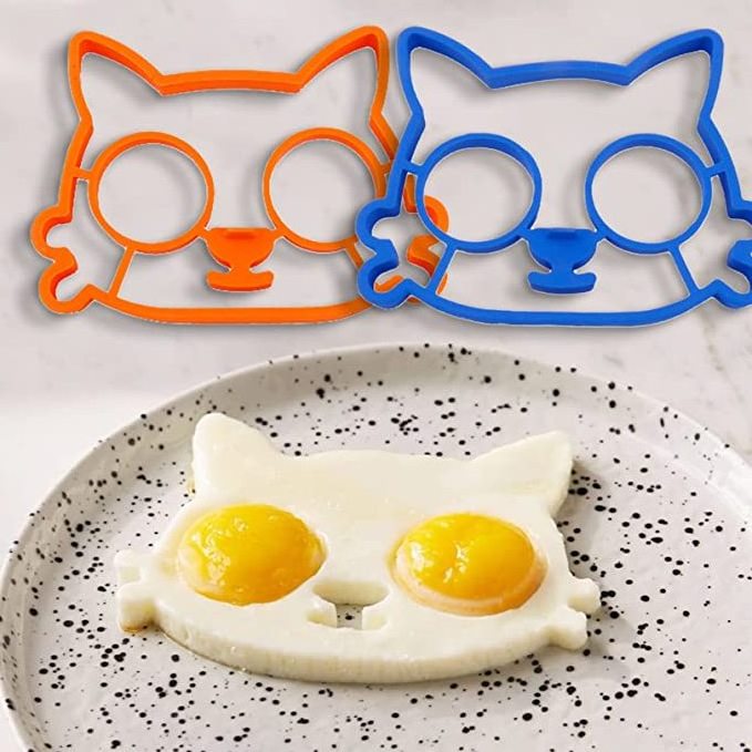 Manjia Breakfast Omelette Mold Easy To Clean Custom Silicone Pancake Dog Frog Egg Fired Mould