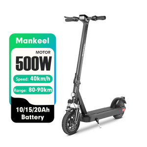 Mankeel Pioneer 500w Eu Warehouse Germany Monopatin Electrico Off Road Dual Suspension Electric Scooters For Adults