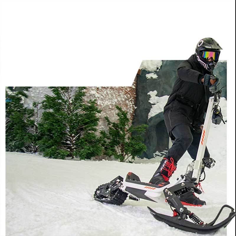 MX-5 48V 20Ah 15Ah 1200W 2400W Eu Warehouse Dual Motor Off Road Fat Tire Electric Snow Scooter Snowmobile