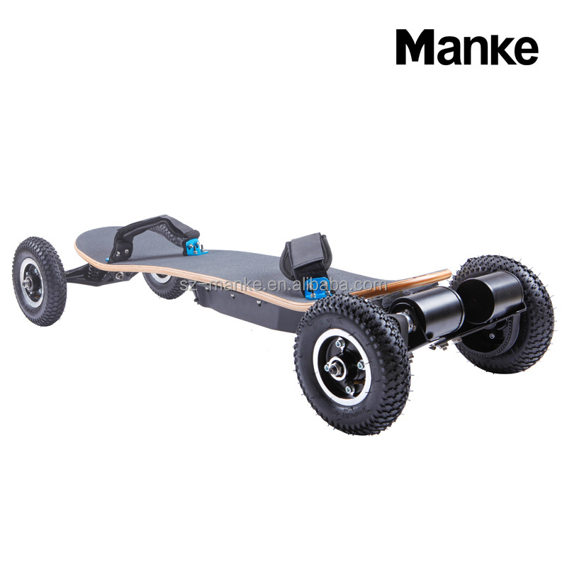 Wholesale 40KM/H electric scooter 4 wheels motorized mountain board off road electric skateboard