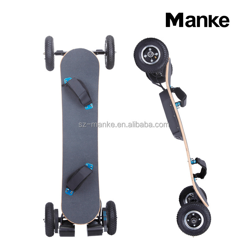 Wholesale 40KM/H electric scooter 4 wheels motorized mountain board off road electric skateboard