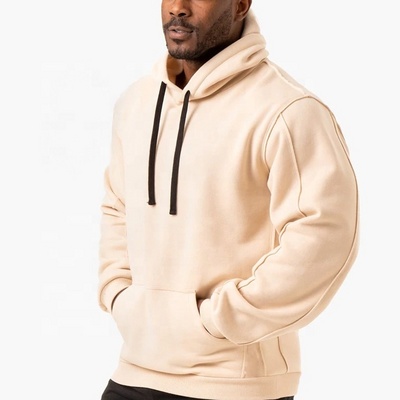 Custom Men High Quality Heavy Luxury Cotton Fleece Wholesale Blank Plain Pullover Oversized Hoodie Plus Size Men'S Hoodies