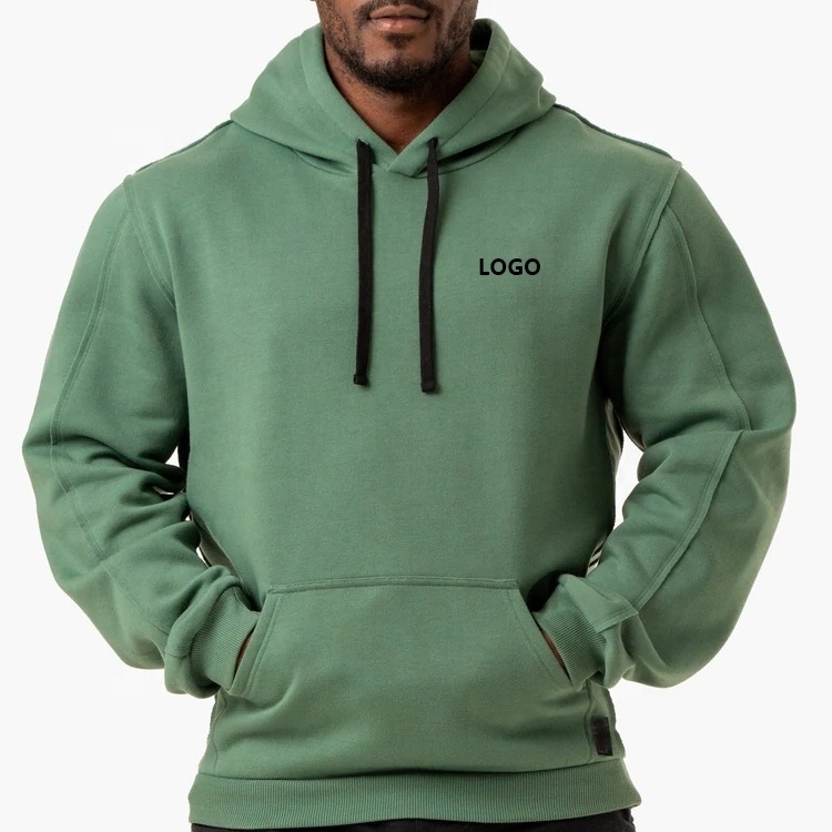 Custom Men High Quality Heavy Luxury Cotton Fleece Wholesale Blank Plain Pullover Oversized Hoodie Plus Size Men'S Hoodies