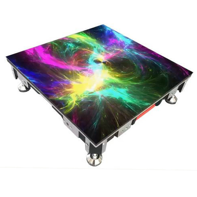 Indoor TV Studios Gym Virtual 3D Interactive Led Dance Floor standing Display Waterproof High Quality P4.81 Led display Screen