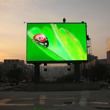 HD P4mm P5mm Highway Large Size Solar Energy fixed install Rental Outdoor Advertising LED Billboard