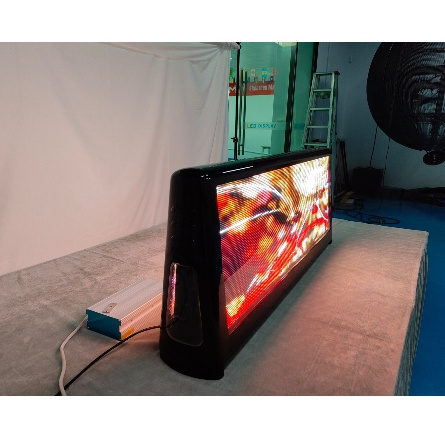 China taxi top led display with Double side wifi 4g controller led advertising for outdoor led display screen sign