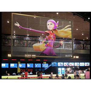 Super slim indoor curtain transparent flexible led sign P3.9-7.8 led glass window film screen