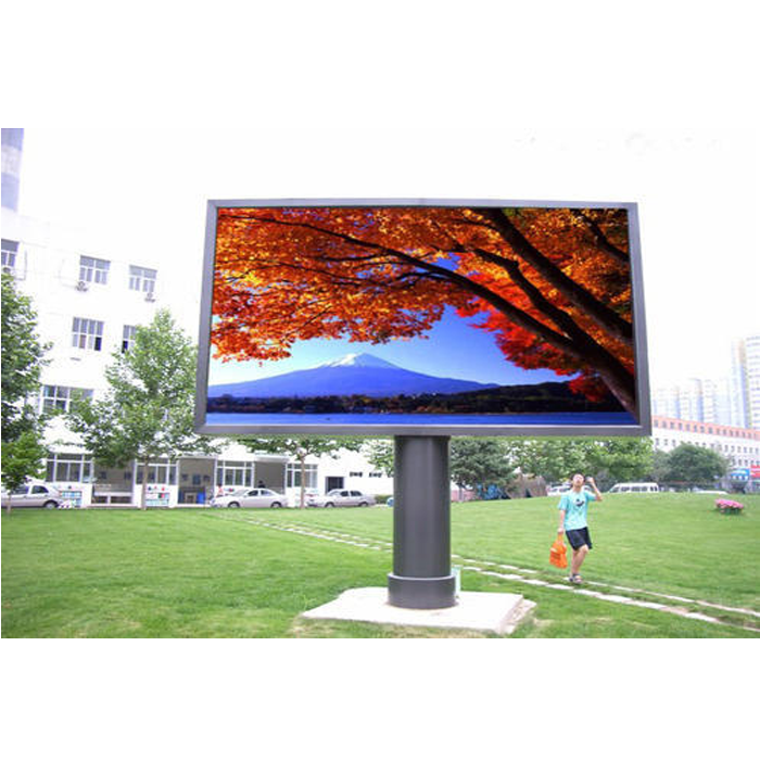 Outdoor waterproof Advertising video Players screen 4x2m P8 poster TV wall led display screen