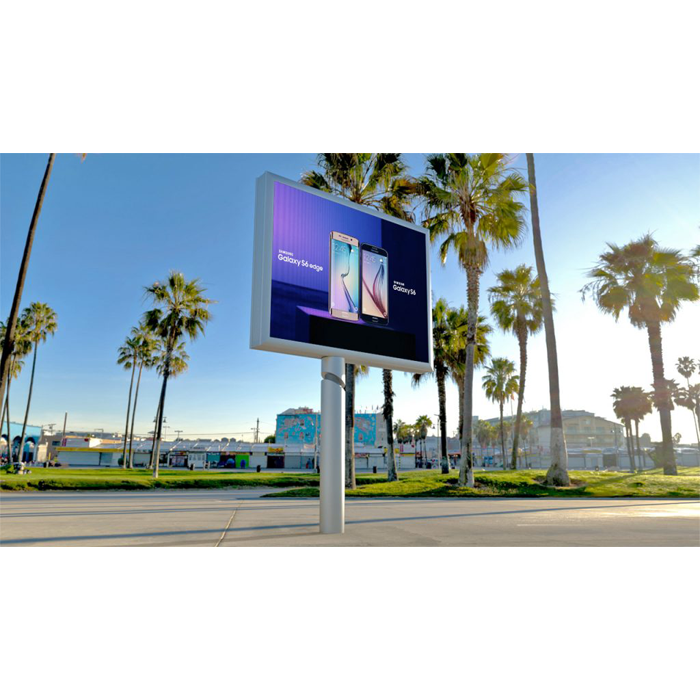 Outdoor waterproof Advertising video Players screen 4x2m P8 poster TV wall led display screen