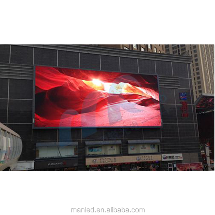 Outdoor LED Digital Video Wall, Street Advertising P10 LED Display Panel