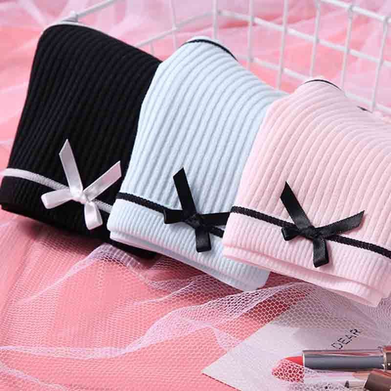 2022 Factory New Design Cute Bow Sexi Mature Girls Panty Ladies Brief Women's Underwear