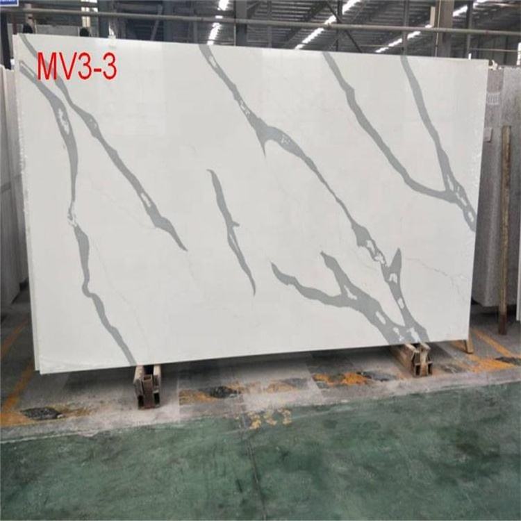 Hot-sale Calacatta white Artificial Stones Quartz Slabs for wholesale/construction kitchen countertops