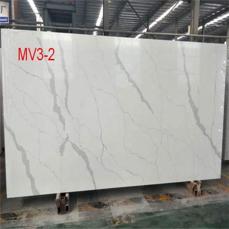 Hot-sale Calacatta white Artificial Stones Quartz Slabs for wholesale/construction kitchen countertops