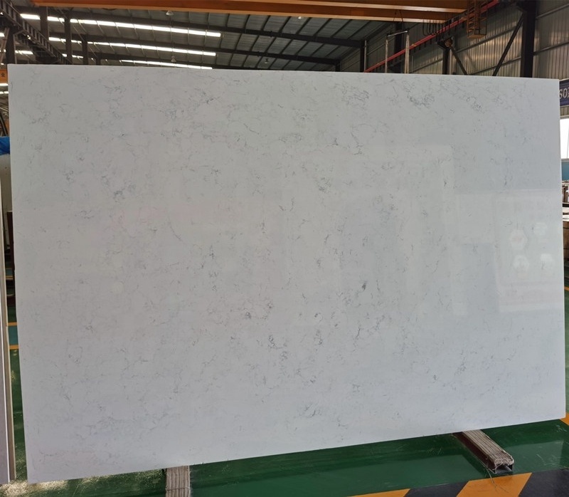 Engineer Carrara White Marble Artificial Stone for Vanity Top and Window Sill  EST- 5020