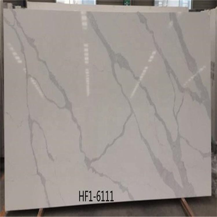 Hot-sale Calacatta white Artificial Stones Quartz Slabs for wholesale/construction kitchen countertops