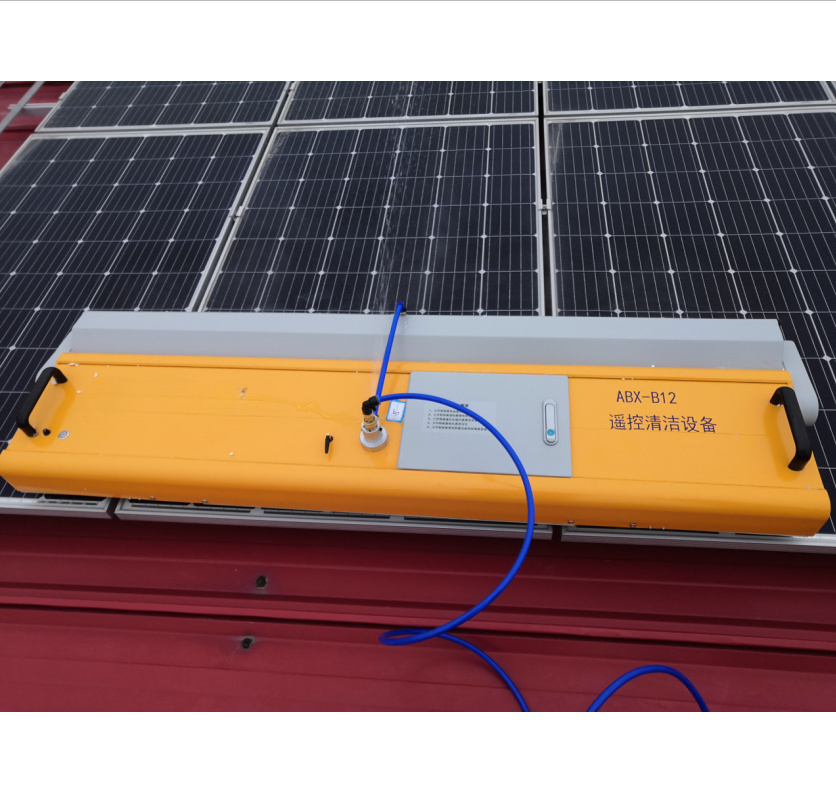 Wholesale solar panel cleaning robot remote control tracked photovoltaic cleaning robot