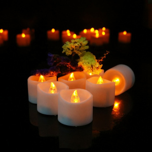 Matti's Electric Tea Lights with Flickering White Base led candle