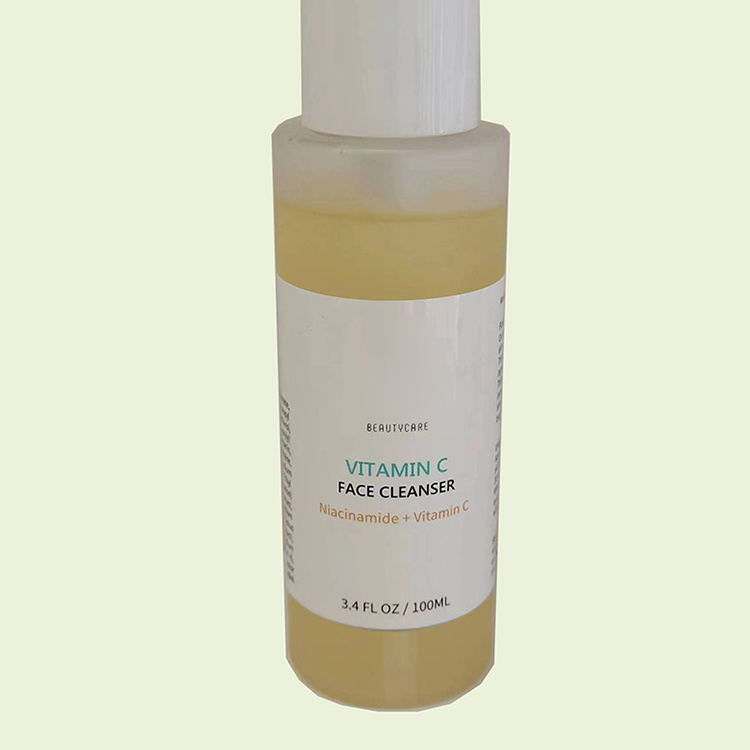 Private Label Korean Cosmetic Natural Vegan Niacinamide Skin Whitening Vitamin C Facial Cleanser