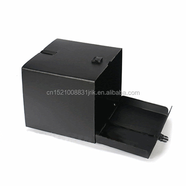 5mm Thick Black PP Materials Corflute Motorcycle Tail Boxes Correx Corrugated Plastic Food Pizza Delivery Top Box For Scooters