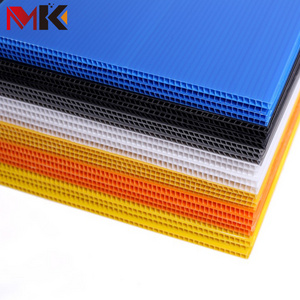 Factory Colored Polypropylene Coreflute PP Hollow 4x8 Honeycomb Polion Sheets Corrugated Plastic Corex Danpla Fluted Board