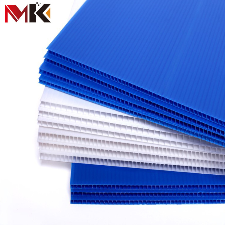 Recycled Waterproof Floor Protection 2mm 3mm 4mm Black Coroplast Correx 48 x 96 Corrugated Plastic PP Thermoforming Sheet