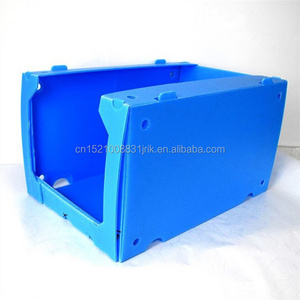 Mannkie Corflute Corrugated Plastic PP Plastic Stackable Correx Picking Bins For Clothes Warehouse Correx Picking Bins