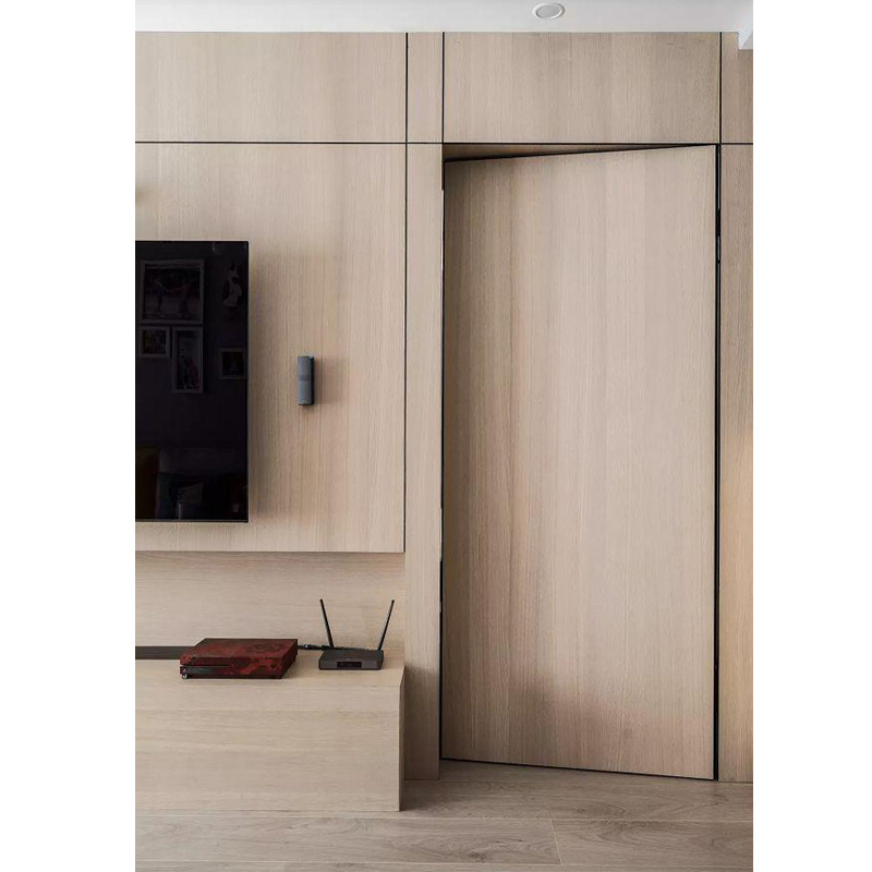 Integrated Frameless invisible door secret door hidden interior door system