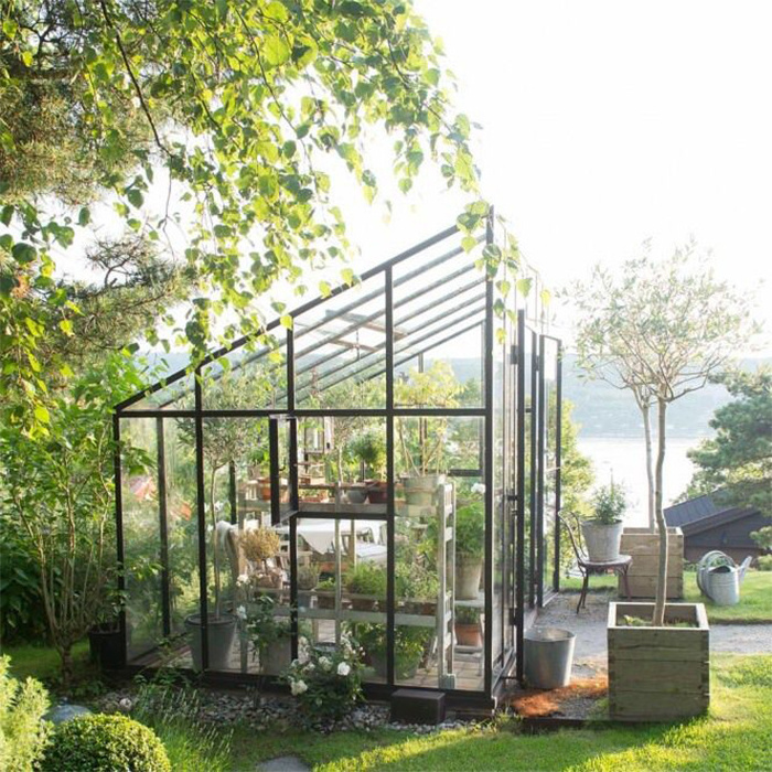 Easy assembly malaysia four 4 season customized solarium glass house sunrooms for sale conservatory manufacturer